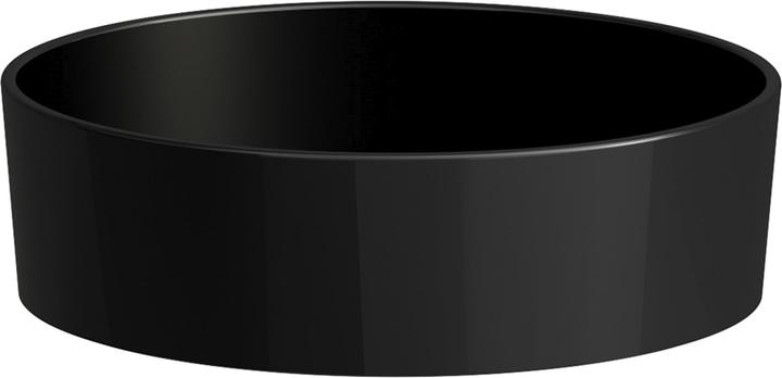 Actual product image Laufen Washbasin bowl KARTELL 420x420x135mm o ÜL without tap hole black (420 mm, 420 mm)