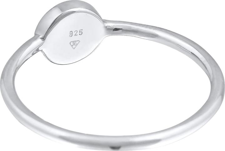 Actual product image Elli Ring Solitaire Stacking Ring Enamel 925 Silver (58, 925 Silver)