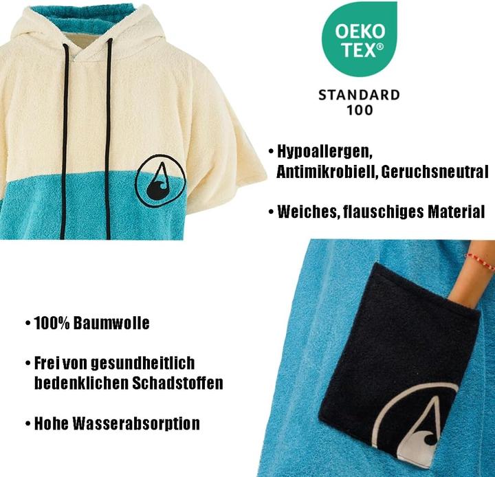 Produktbild Wave Hawaii Poncho Porto - Surfponcho für Erwachsene