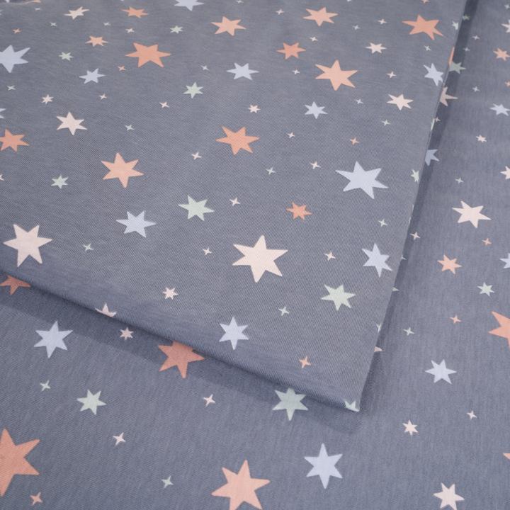 Image du produit Julius Zöllner Jersey linge de lit - 80/80+35/40 - Shiny Stars