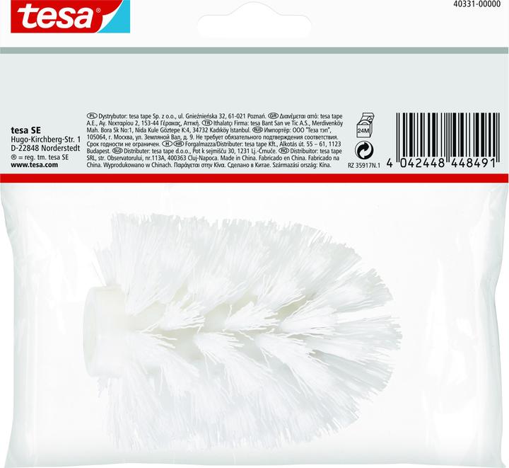Image du produit tesa Tête de brosse de toilette de rechange avec solution adhésive sans perçage