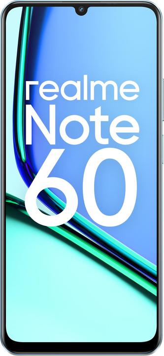 Produktbild realme Note 60 (128 GB, Voyage Blue, 6.74", Dual SIM, 32 Mpx, 4G)