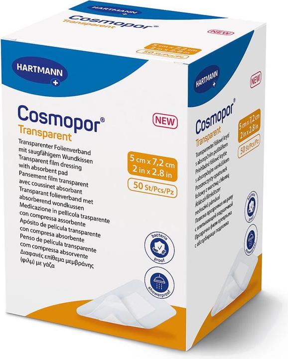 Image du produit Cosmopor transparent stérile (50 x)