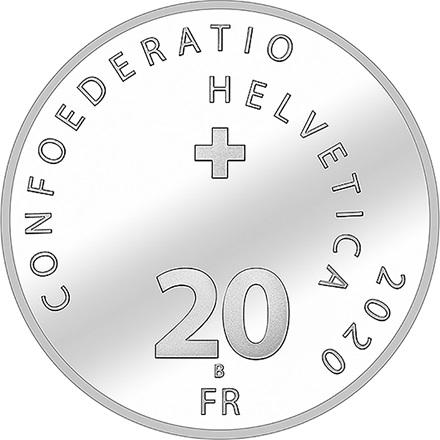 Immagine prodotto Swissmint Argento Roger Federer - 20 g (835, 2021)