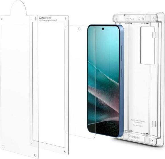Actual product image Spigen Elite Shield "Ez Fit" for Samsung Galaxy S25 Clear (1 Piece, Samsung Galaxy S25)