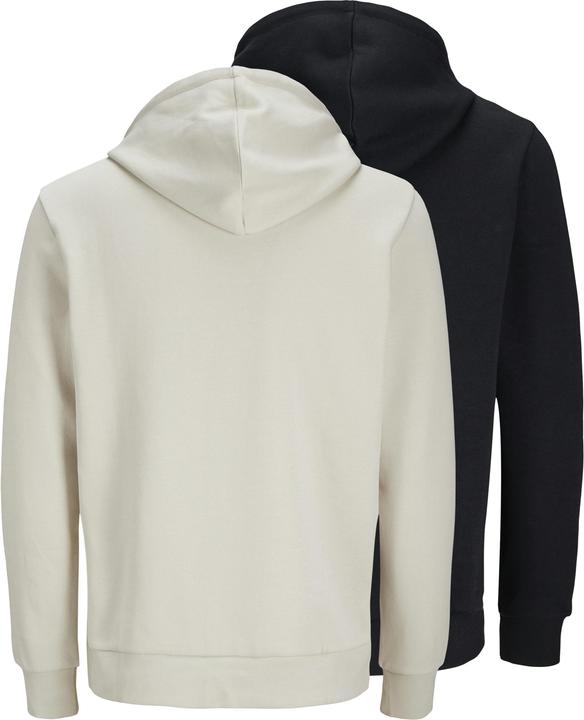 Actual product image Jack & Jones Jjluke Sweat Hood 2pk Mp (XXL)