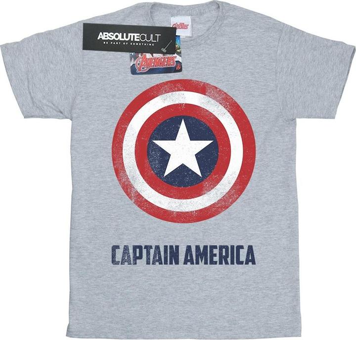 Captain America Schild Text TShirt
