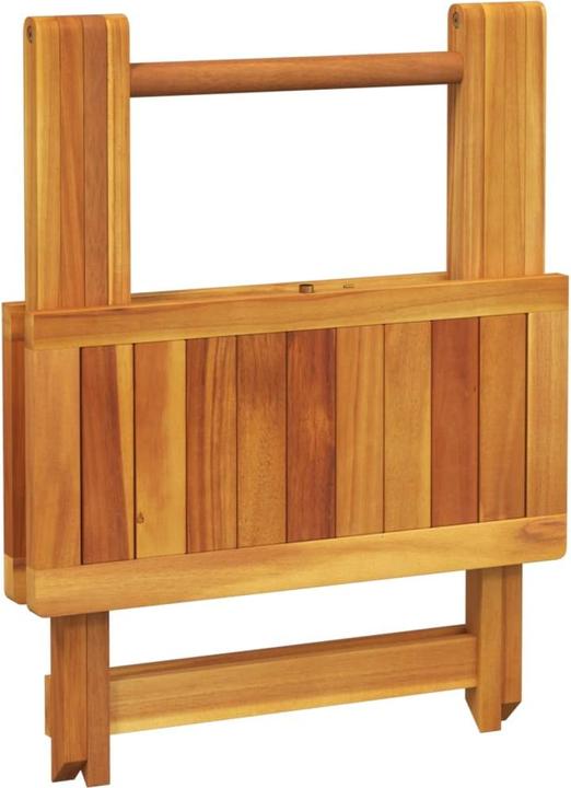 Actual product image VidaXL Folding acacia garden table (50 cm)
