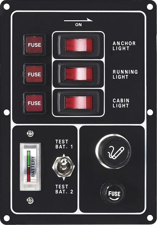 Produktbild Compass Schaltpaneel 3x+Volt+Zig.Anz.