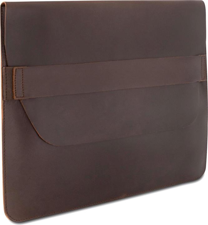 Image du produit Buckle & Seam Étui en cuir pour ordinateur portable Terra Marron
