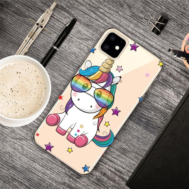 Image du produit Ueli Express iPhone 11 Coque caoutchouc super slim licorne cool (Apple iPhone 11)