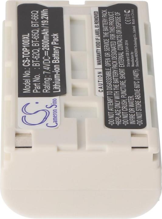 Actual product image XCell Battery Topcon Field Controller FC-100 Battery BT-30, BT-62Q, BT-65Q, BT-66Q