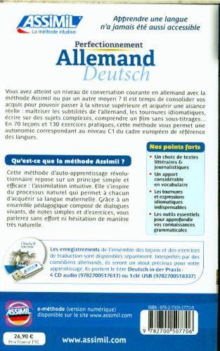 Actual product image Methode. Perfectionnement Allemand - Lehrbuch (Niveau B2-C1) (German, Volker Iceman, 2017)