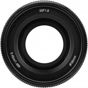 Actual product image Yongnuo Fixed focal length YN50mm F/1.8X DA DSM Pro - Fujifilm X-Mount (Fujifilm X, APS-C / DX)