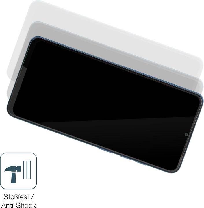 Actual product image Dipos Anti-Shock Screen Protector Clear (1 Piece, HTC Wildfire)
