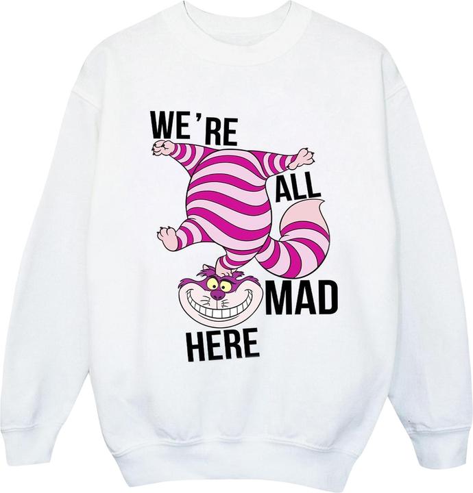 Disney Jungen Alice im Wunderland Alles verrückt hier Sweatshirt