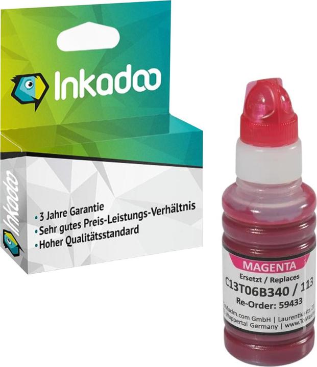 Produktbild Inkadoo Druckerpatronen kompatibel mit Epson C13T06B440 / 113 Tintenpatrone
