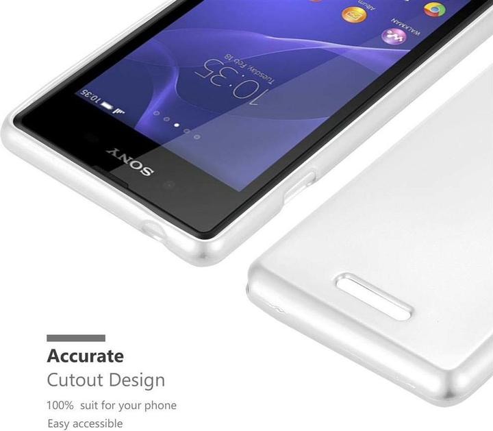 Image du produit Cadorabo Couverture métallique mate TPU (Sony Xperia E3)