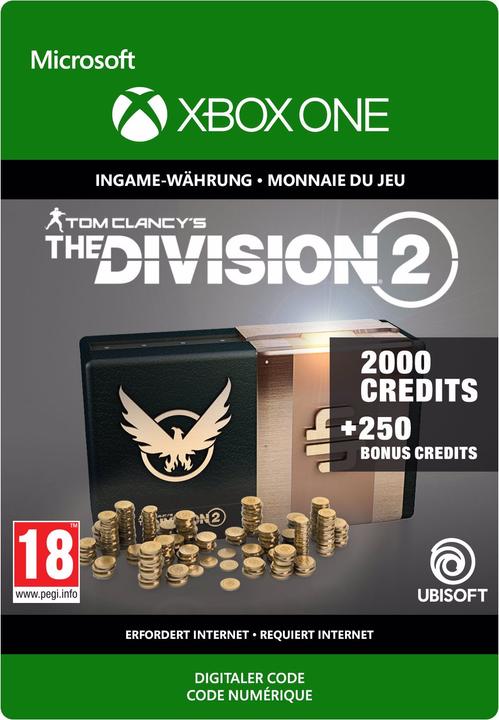 Produktbild Microsoft Tom Clancy's The Division 2: 2250 Premium Credit Pack