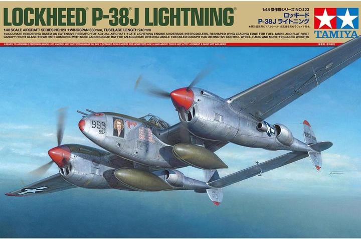 Immagine prodotto Tamiya 1/48 Lockheed P38 J Lightning