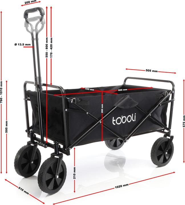 Produktbild Toboli Faltbollerwagen