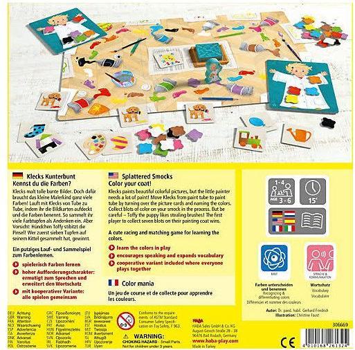 Actual product image Haba Blob multicolored (German, Dutch, French, English, Italian)