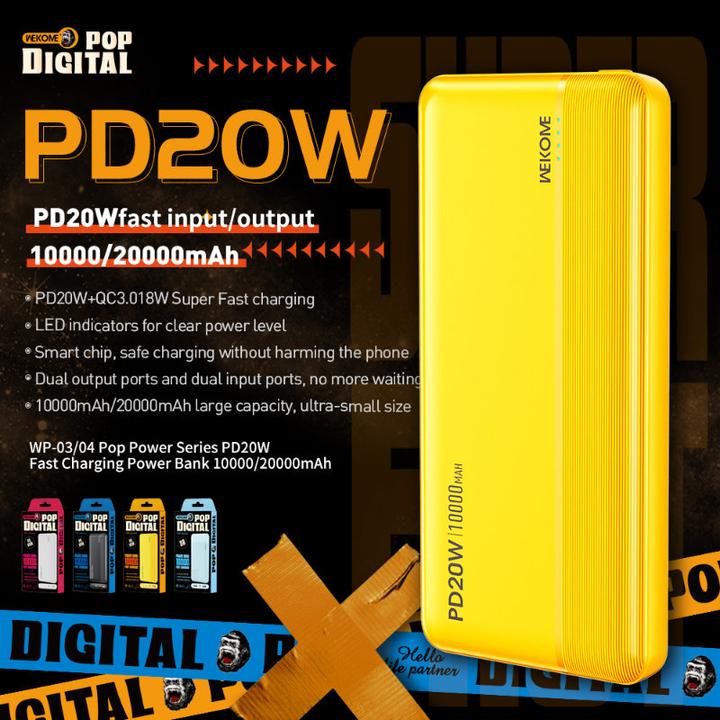 Produktbild Wekome Power bank Fast Charning USB-C (2000 mAh)