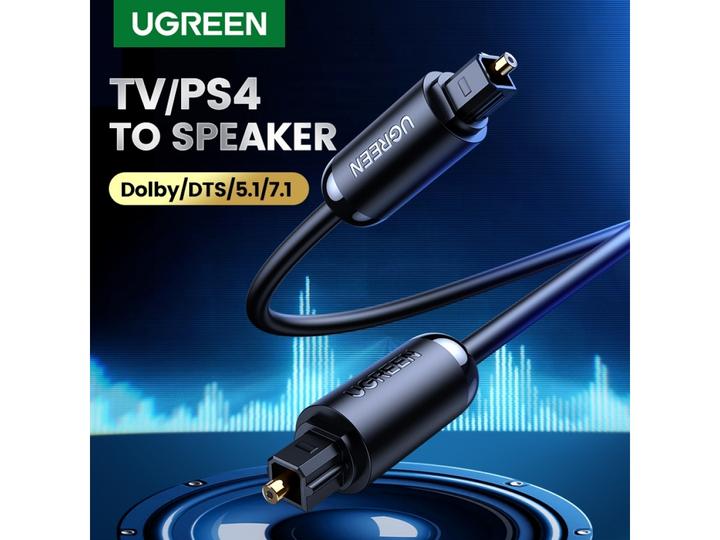 Productafbeelding Ugreen Toslink Optische Digitale Audio SPDIF (1 m, TOSLINK)