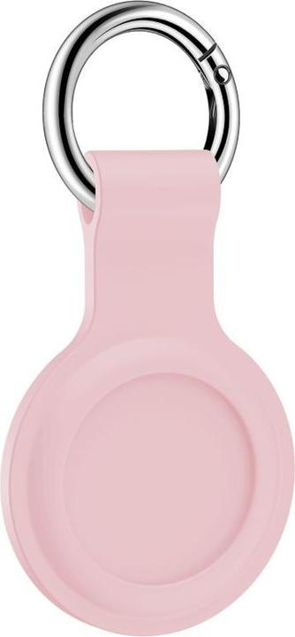 Actual product image iCarer 2er-Set AirTag Schlüsselanhänger Hülle – Silikon Case, Pink (XYSK002-PK)