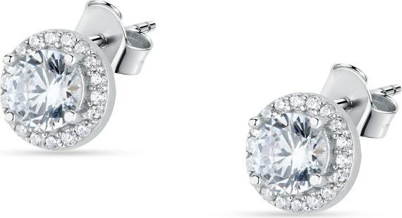 La Petite Story Elegant silver earrings with zircons Silver LPS01AWV02 (925er Silber)