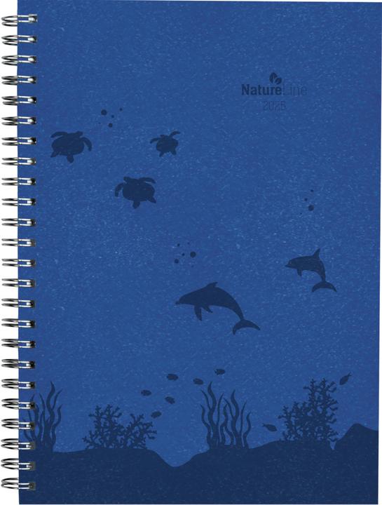 Produktbild Alpha Edition Wochenplaner Nature Line Ocean 2025 Taschenkalender, 15x21cm, Kalender mit 128 (Deutsch)
