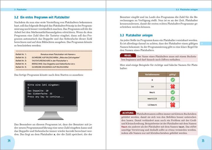 Produktbild Programmieren lernen für Kinder mit Small Basic (Deutsch, Dirk Hardy, 2021)