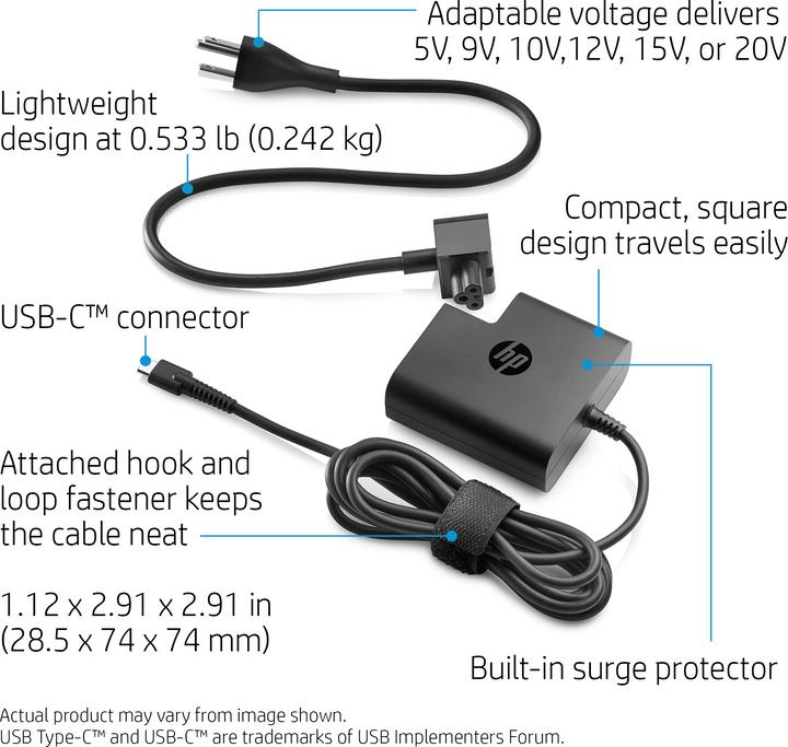 Image du produit HP X7W50AA#ABB (connecteur DE) (65 W)