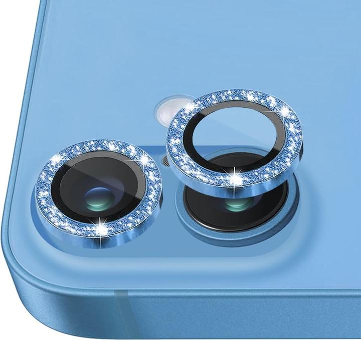 Immagine prodotto Ueli Express Kamera Panzerglas Linsenschutz Glitzer (2 Pezzo/i, Apple iPhone 16 Plus, Apple iPhone 16)