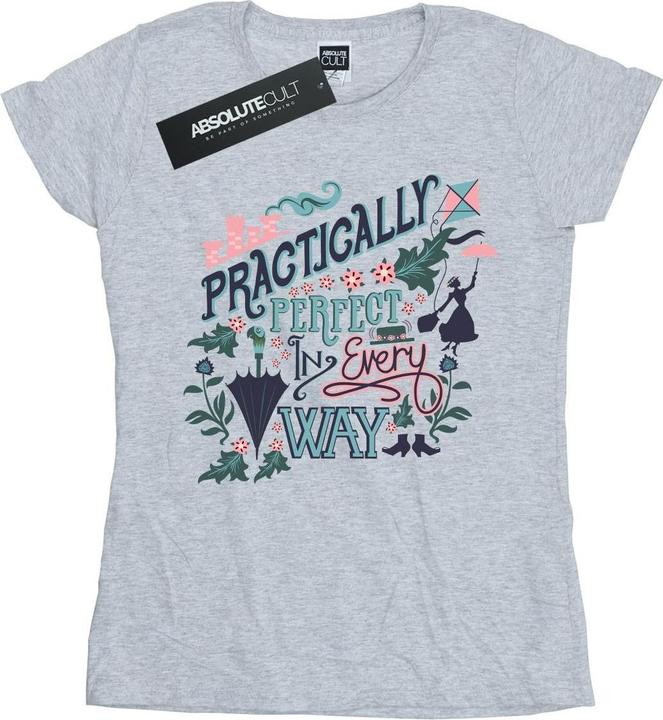 Immagine prodotto Mary Poppins Practically Maglietta Donna (M)