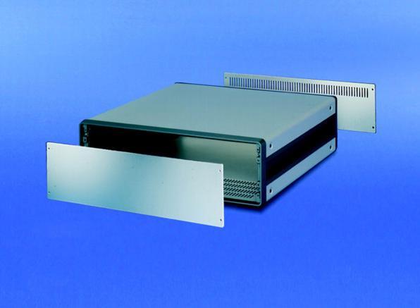 Actual product image Schroff Front panel - FRONT PLATE 2HE 42TE ELOX.