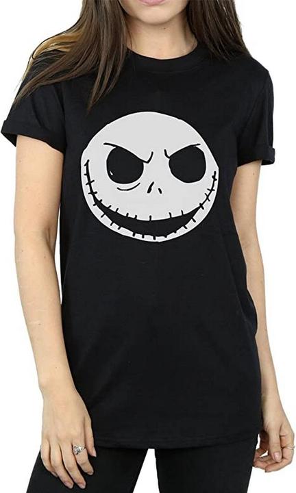 Immagine prodotto Dick Smith Maglietta in cotone con la faccia di Jack Skellington (M)