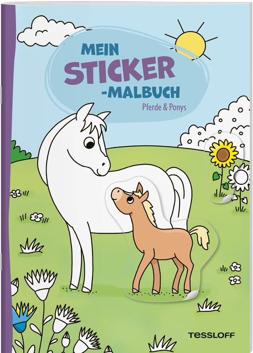 Produktbild Tessloff Mein Sticker-Malbuch. Pferde & Ponys