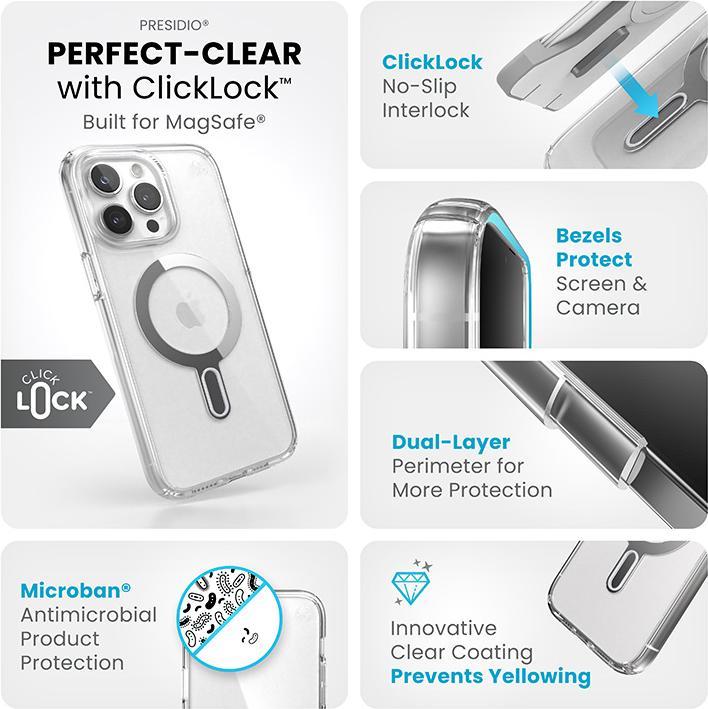 Image du produit speck Presidio Perfect-Clear - Coque arrière pour appareil mobile (Apple iPhone 15 Pro Max)