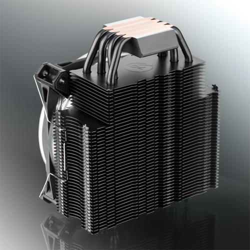 Image du produit Raijintek Leto CPU Cooler, noir, RGB LED (155 mm)