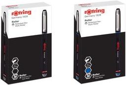 Produktbild Rotring Rollerball 0.7mm (Schwarz, Blau, 12 x)
