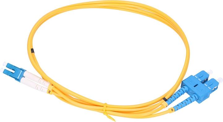 Produktbild Extralink SC/UPC-LC/UPC | Patchcord | Jednomodowy, Duplex, G657A1, 3mm, 2m (U/FTP, 2 m)
