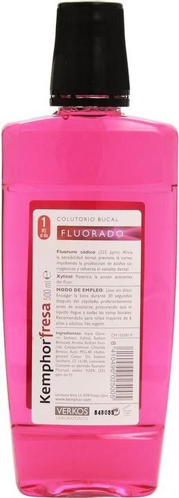 Immagine prodotto Kemphor Colluttorio alla fragola (500 ml) (500 ml, Collutorio)