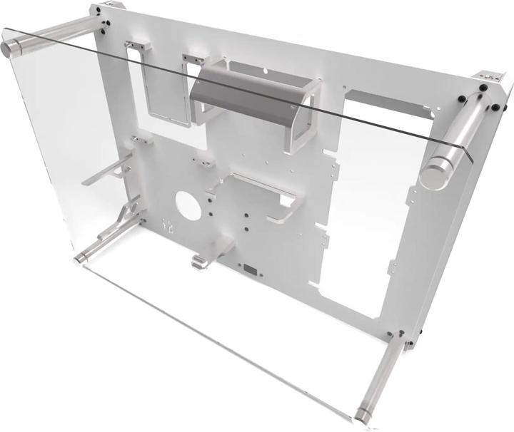 Actual product image Creative Solutions For Gamers CSFG Frostbite wall-mounted enclosure - white, Micro-ITX (Micro-ITX)