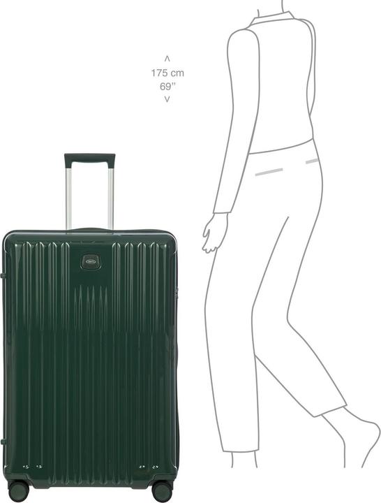Image du produit Brics Positano 4 roues trolley 82 cm avec soufflet extensible (149 l, XL (à partir de 115l))