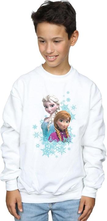 Actual product image Disney Boys Frozen Elsa And Anna Sisters Sweatshirt (128)