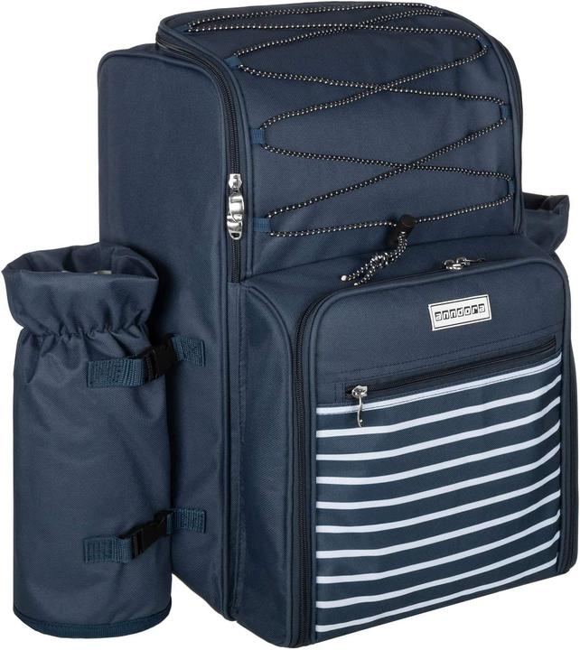 Immagine prodotto Anndora Zaino da picnic, blu navy, bianco