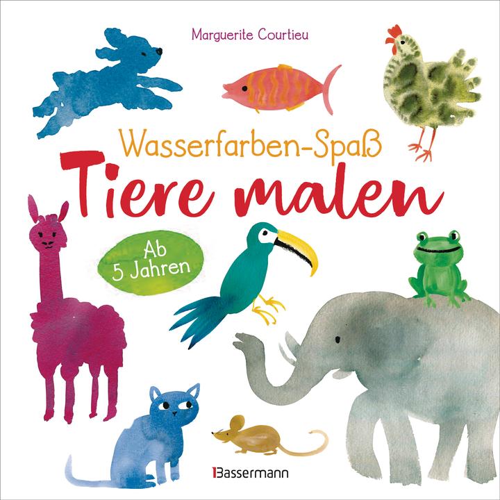 Watercolour fun: painting animals. With just a few brushstrokes. For watercolour and watercolours.