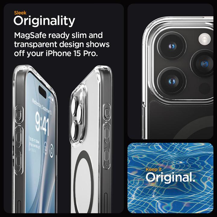 Produktbild Spigen Ultra Hybrid MAG iPhone 15 Pro 6.1" Magsafe grafitowy/graphite ACS06716 (Apple iPhone 15 Pro)
