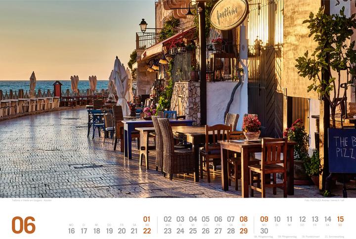 Produktbild Italien - von Venedig bis Sizilien - ReiseLust Kalender 2025 (45 x 33 cm, Harter Einband, Deutsch)